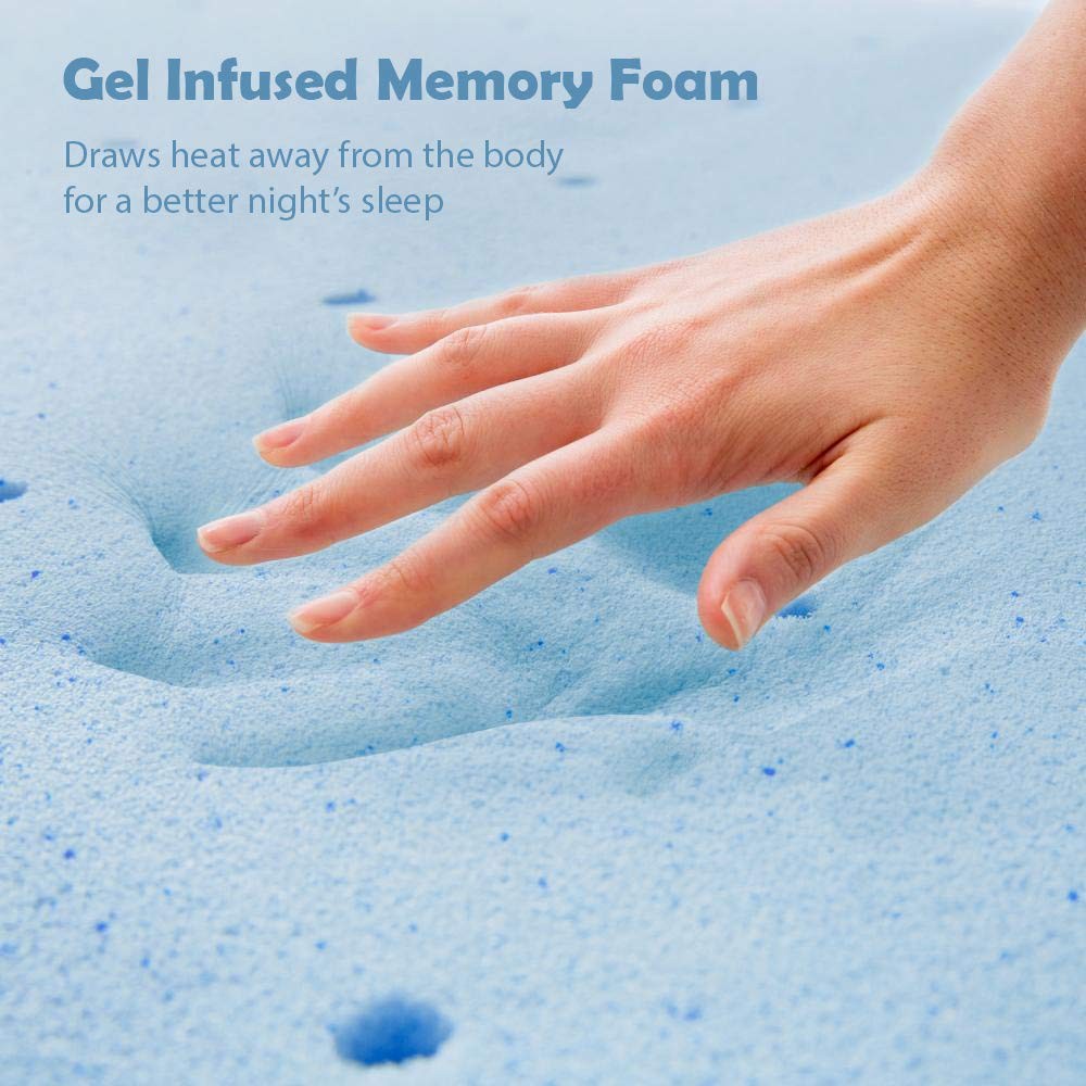 Full 6 inch Memory Foam Mattress | Matching Pillow | Medium Firm | Cool Sleep…