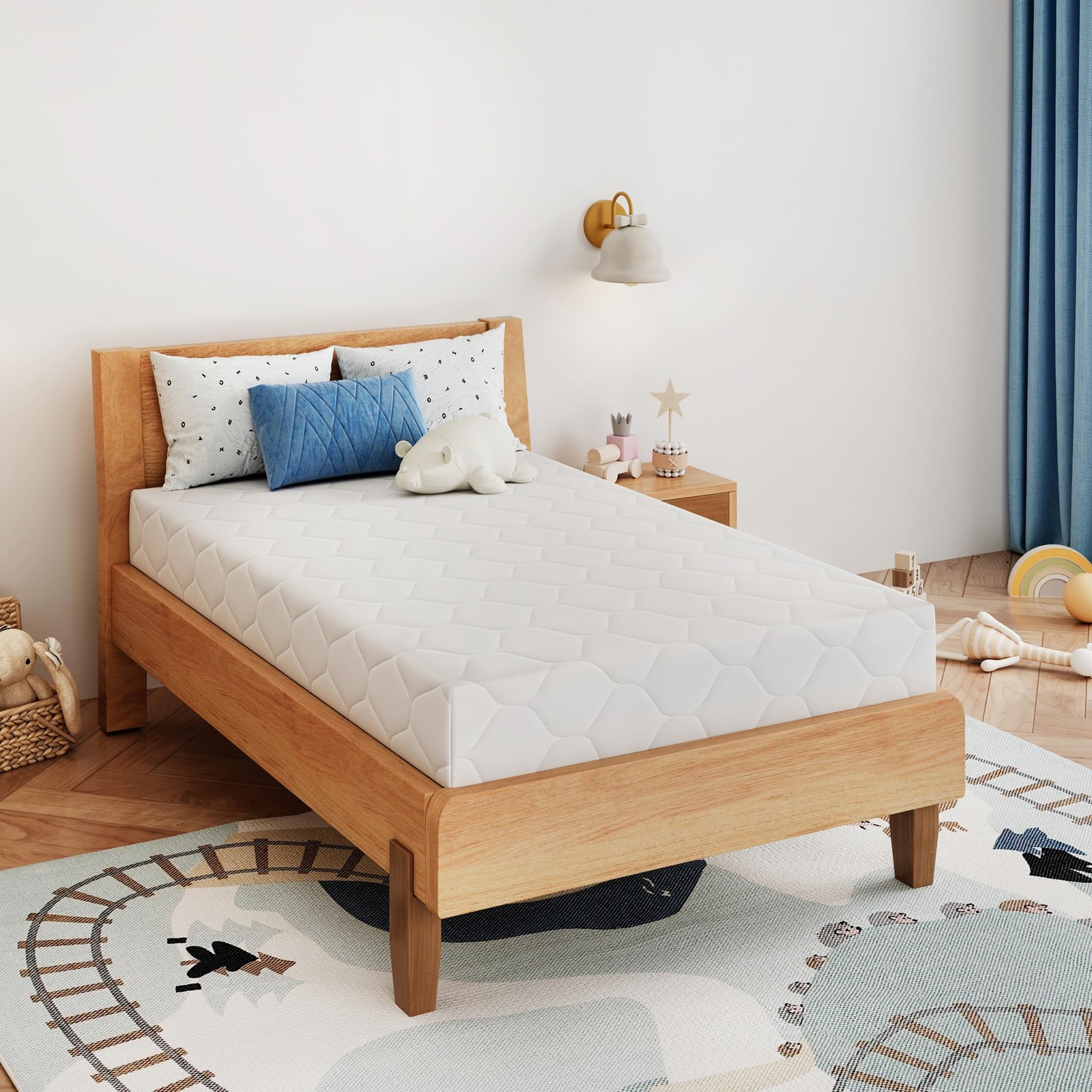 5 Inch Twin Size Memory Foam Mattress in a Box for , Relieve Pressure with Me…