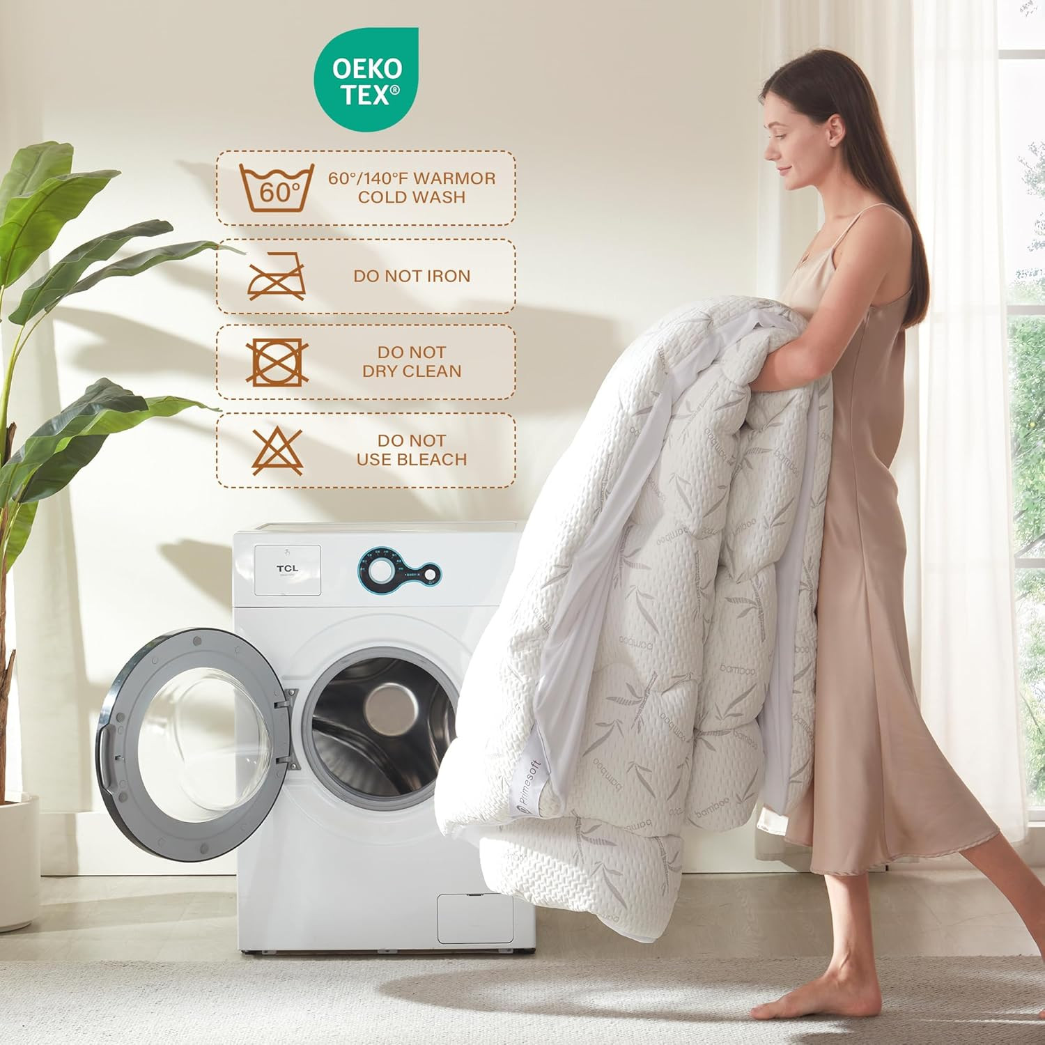 Waterproof King Size Mattress Topper, Soft Pillow Top, Deep Pocket Protector