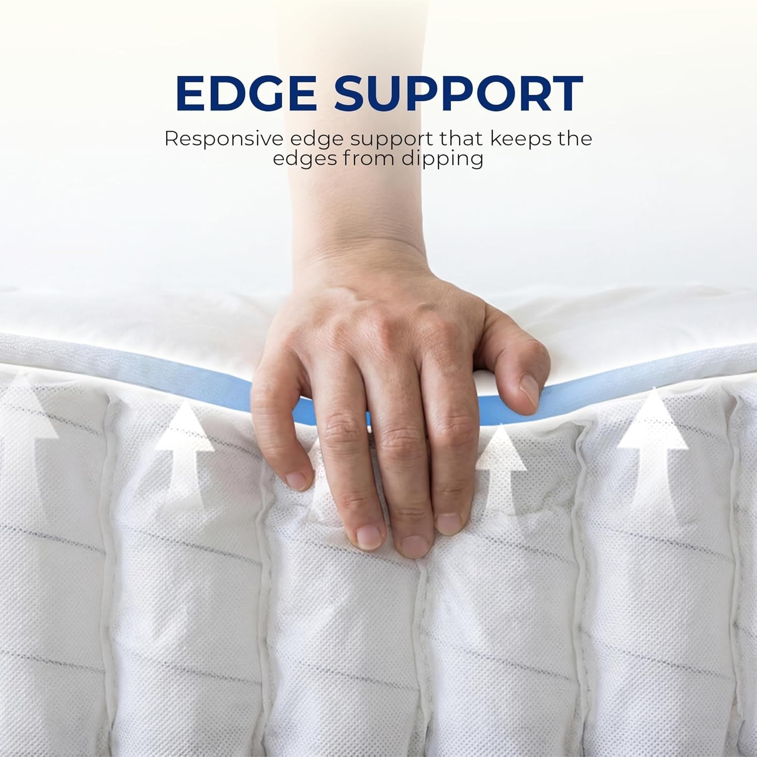 Twin Hybrid Mattress 12″ Gel Memory Foam Pocket Springs Pressure Relief