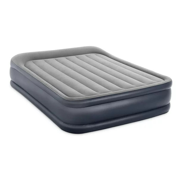 Intex 64135ED 16.5 in Raised Air Mattress with Built-in Pump Queen