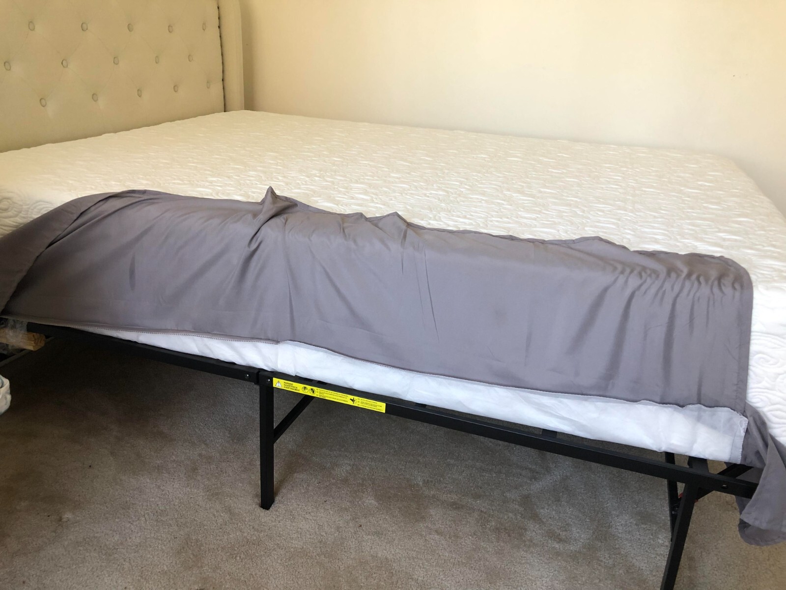 Zinus Mattress, Full, 12 inch, Memory Foam + Bed Frame and Headboard
