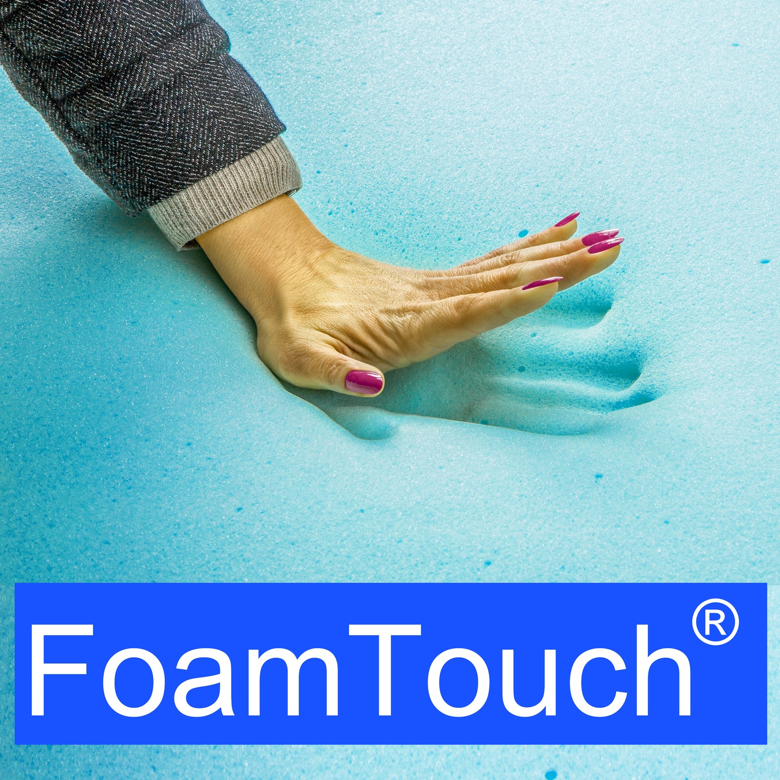 FoamTouch 7″x36″x84 RV Mattress, 1″ Gel on 6″ Charcoal High Density