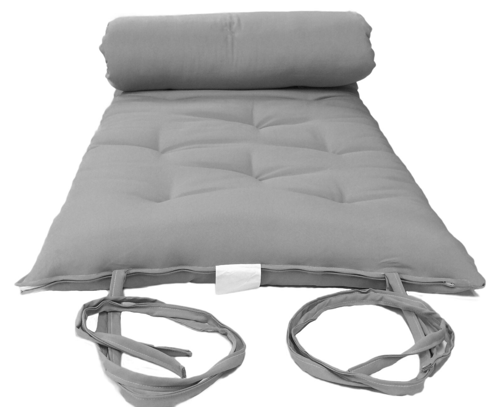 Japanese Floor Rolling Futon Mattresses, Cotton Pads 3 x 30 x 80, Gray