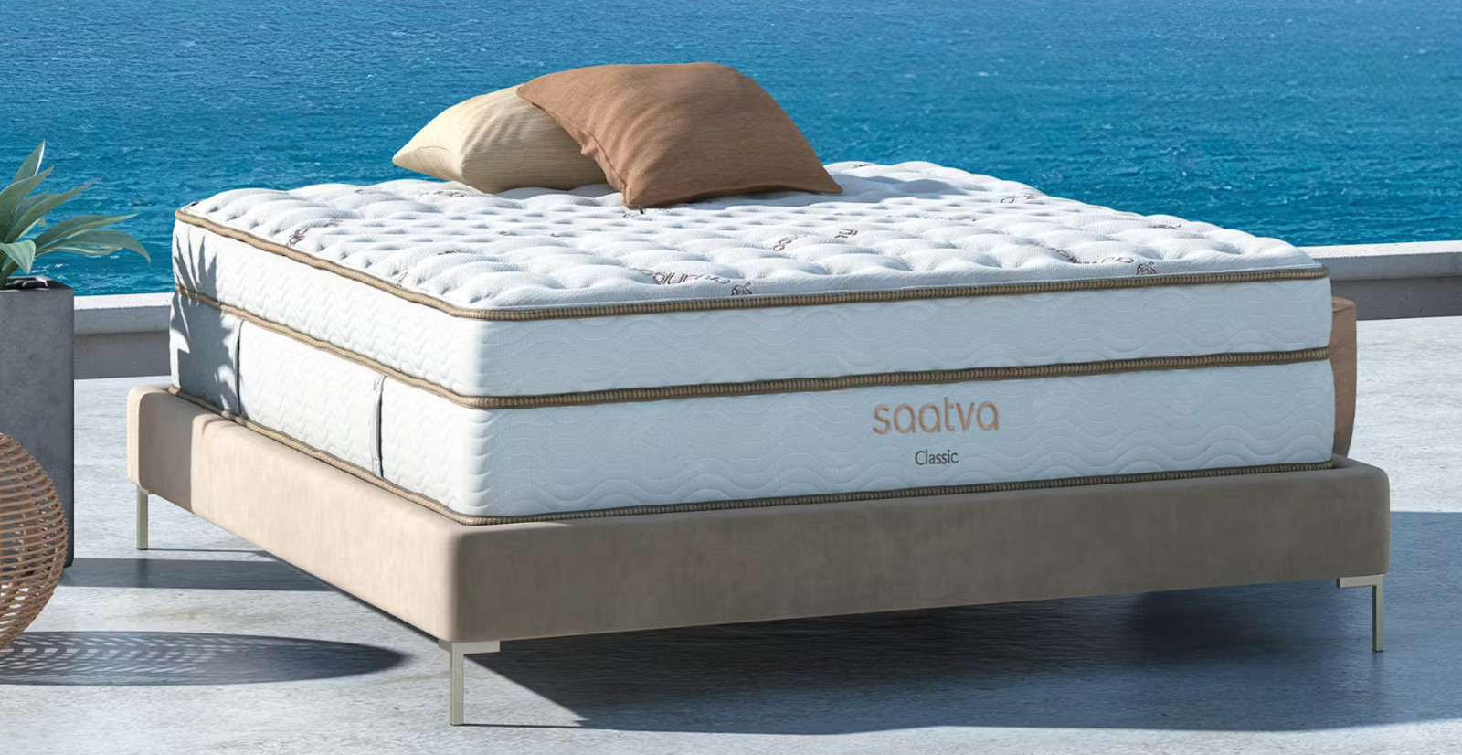 SAATVA CLASSIC HYBRID KING 14.5″ MATTRESS PTOP LUXURY FIRM NEW CLEARANCE ORGANIC