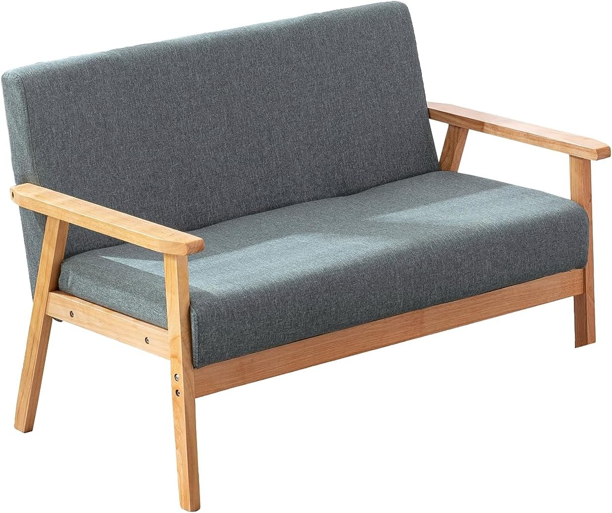 45″ Loveseat Sofa, Mid Modern Decor Love Seat Couches for Living
