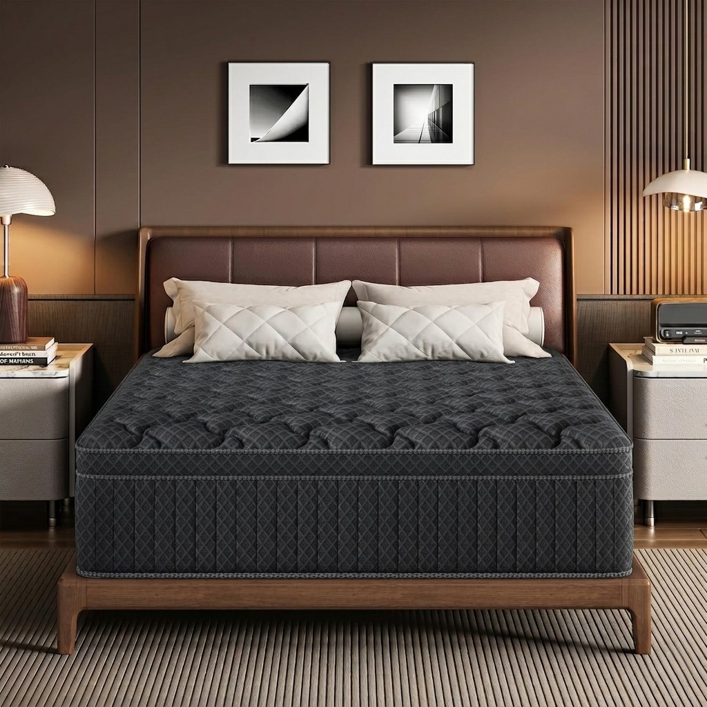 8″10″12″14″ Twin Full Queen King Size Mattress in a Box Hybrid Spring MemoryFoam
