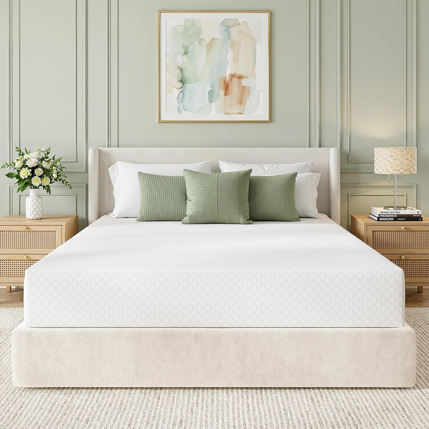 Memory Foam Full Size Bed Mattress Relief With Medium Firm Support