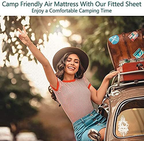 White King Fitted Sheet Only Deep Pocket for 18-21 inch Thick Mattress That S…