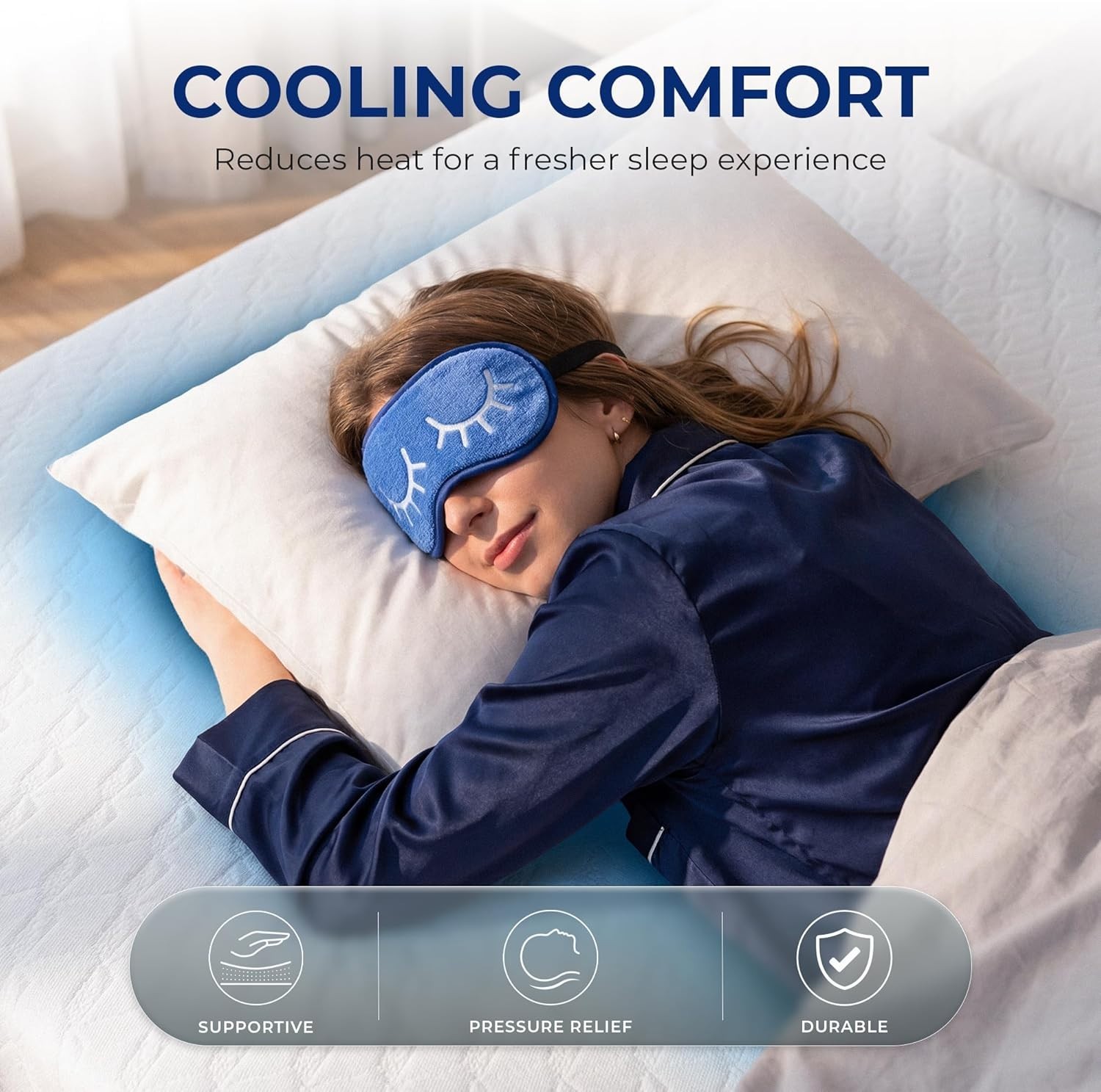 Queen 8-Inch Cooling Gel Memory Foam Mattress – Breathable Comfort & Support