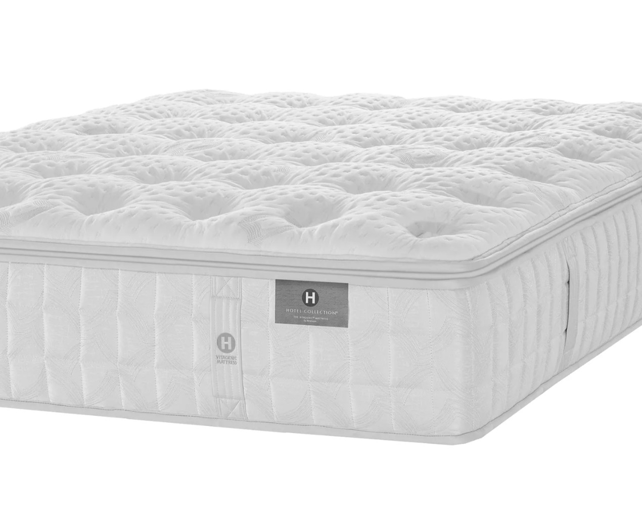 AIRELOOM KING HOTEL HANDMADE COPPERTECH II SILVER PTOP PLUSH MATTRESS NEW SHIP