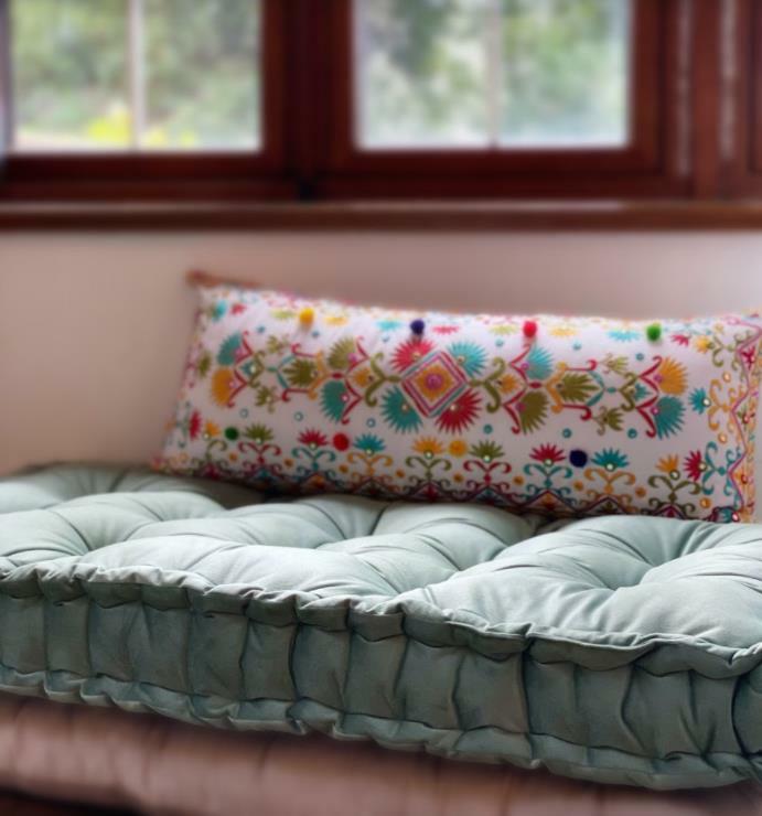 Custom French Mat mattress Daybed Sofa Cushion Day Bed Bench Seat Hand Tufted