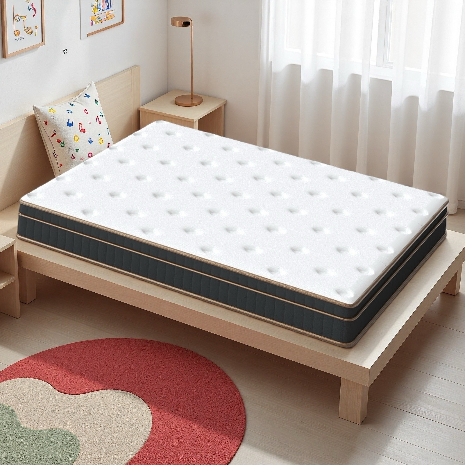 Full Innerspring Mattress 12-Inch – Breathable, Medium Firm For Dorms & Guests