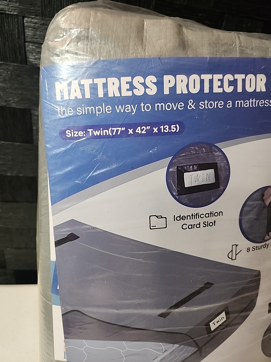 Mattress Bag Waterproof Moving Storage Protector Cover Heavy Duty Twin (UU)