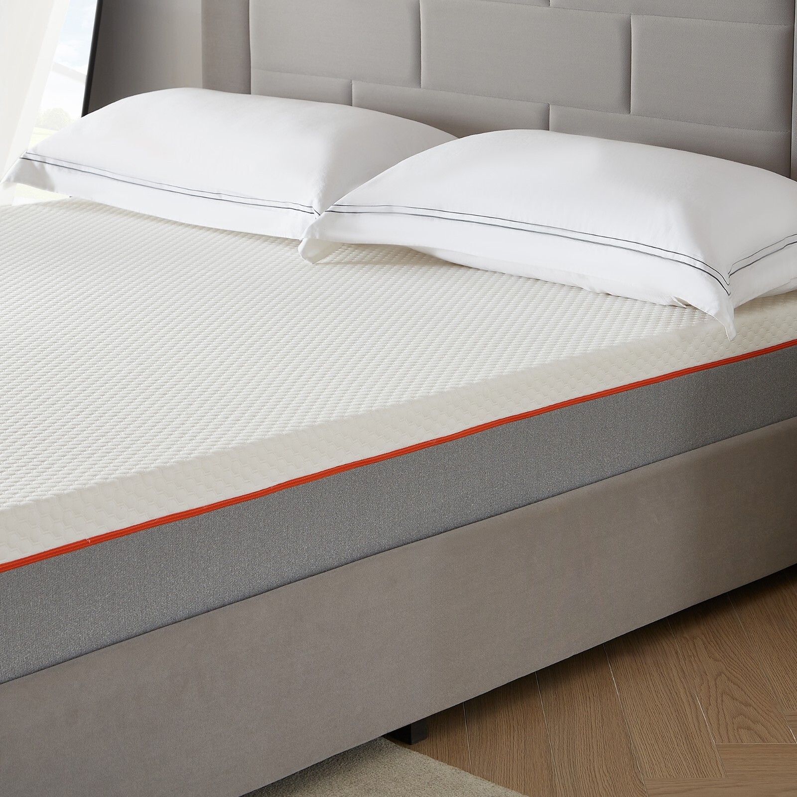 VECELO 8 Inch Mattress Charcoal Infused Memory Foam Medium Firm Pressure Relieve