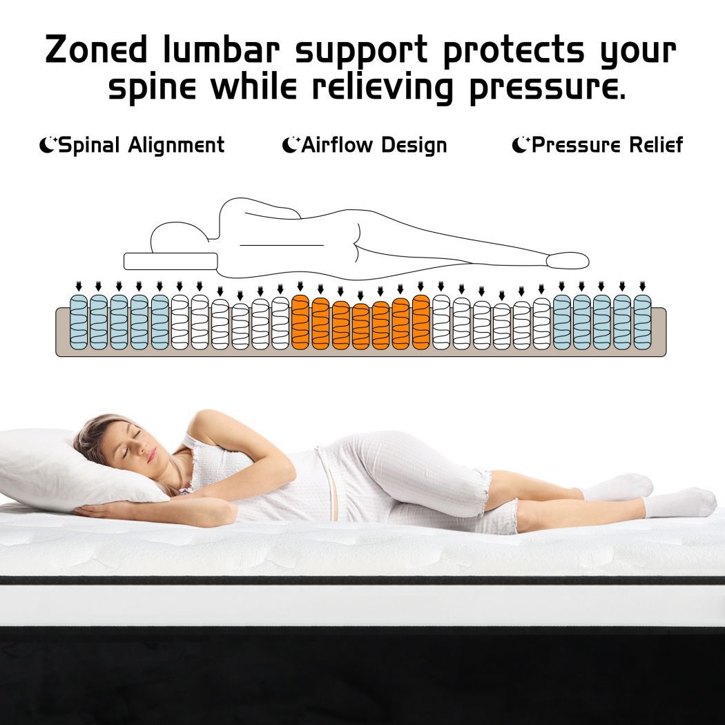 12″ 14″ Twin Full Queen King Size Mattress Hybrid Gel Memory Foam Pocket Springs