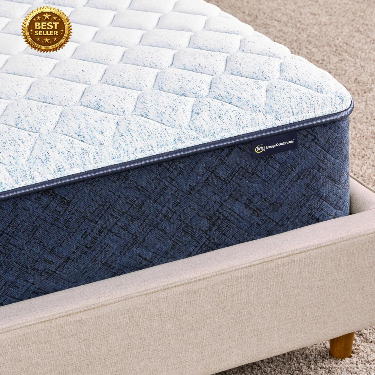 Sleeptrue Firm 11″ Twin Hybrid Mattress in a Box, Cooling Mattress, Breathable,