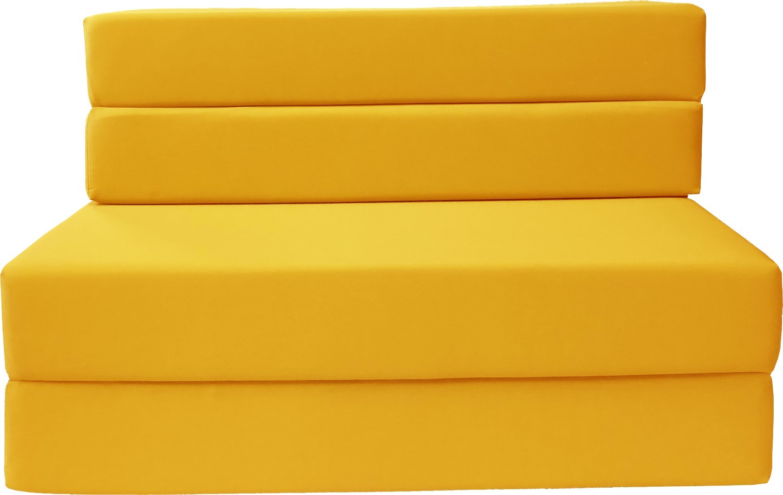 Twin Folding Foam Mattresses, Chair, Sofa Bed, RV Mattress 6x39x75, Yellow