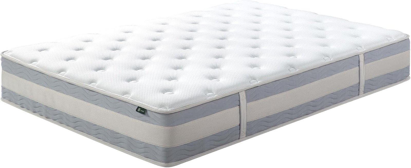 12 Inch Cooling Comfort Support Hybrid Mattress [New Version], Queen, Fiberglass