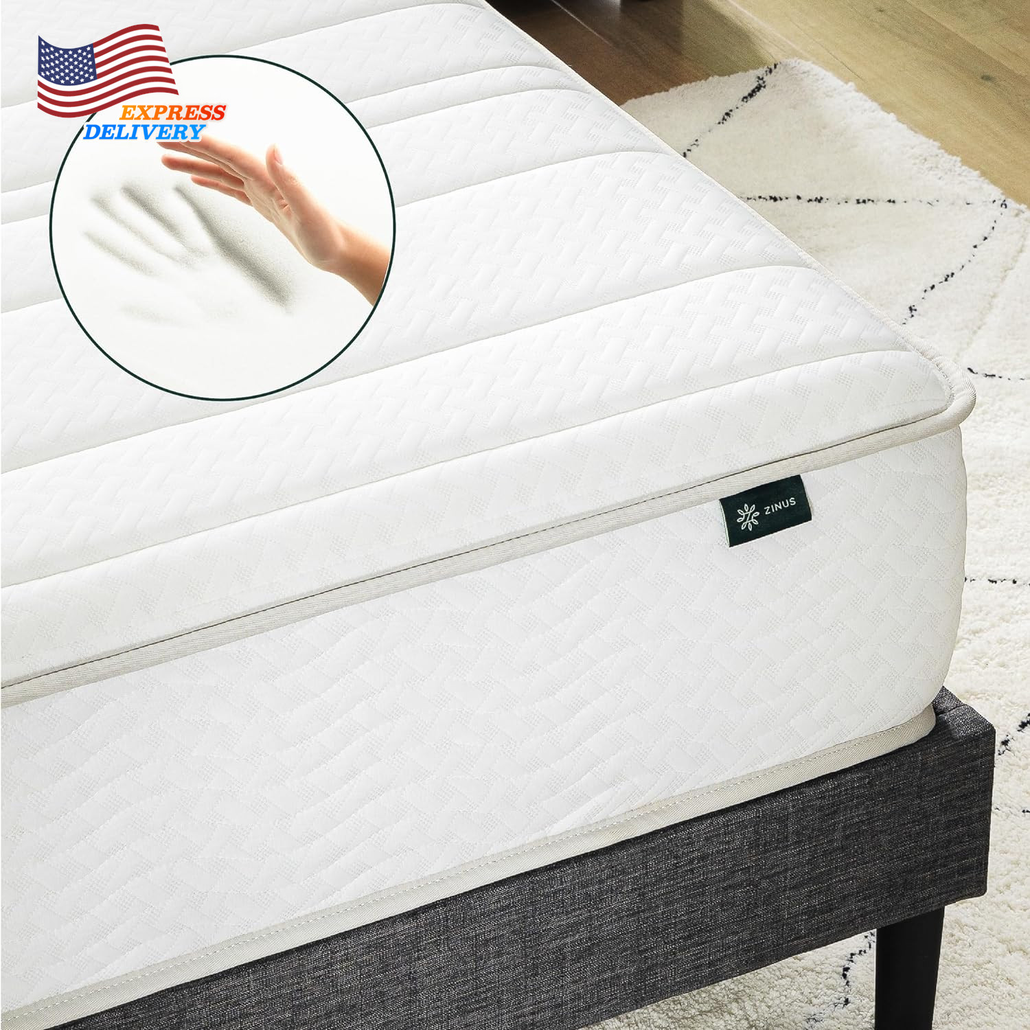 New Version 8 Inch Spring RV Mattress Short Queen for Rvs Campers & Trailers US