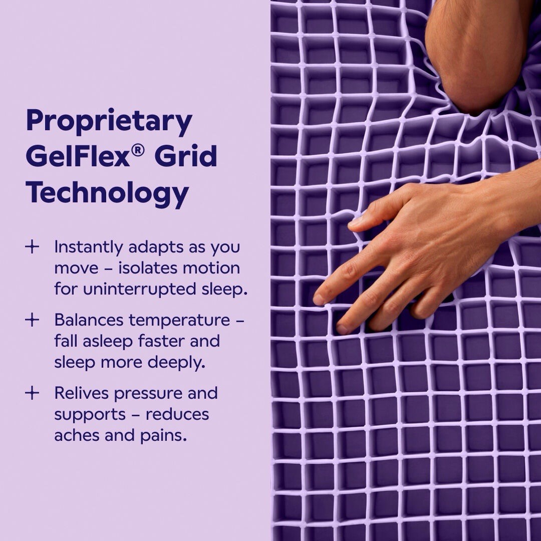 Brand New Purple Restore Premier Hybrid Mattress Queen Soft (Model 10-21-24007)
