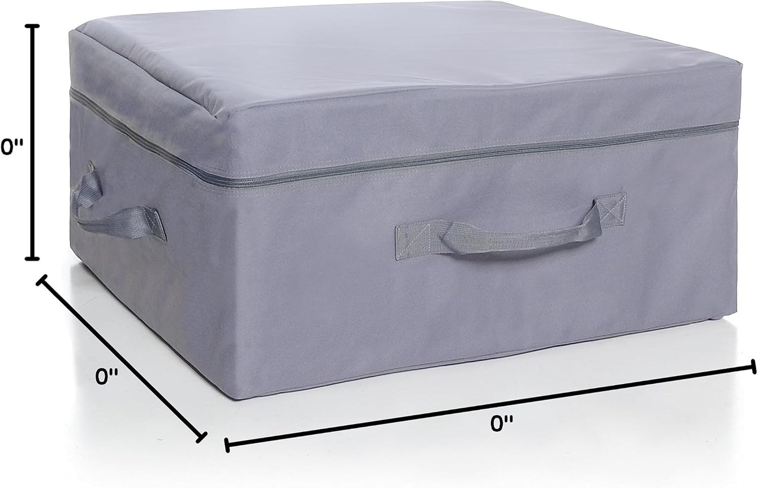 Stylish Grey Polyester Carry Case for Tri Folding Mattress – 75″ x 25″ x 4″