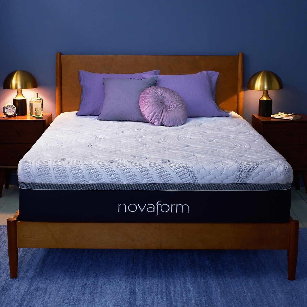 Novaform 14″ Comfort Grande Plus Memory Foam Medium Mattress Queen