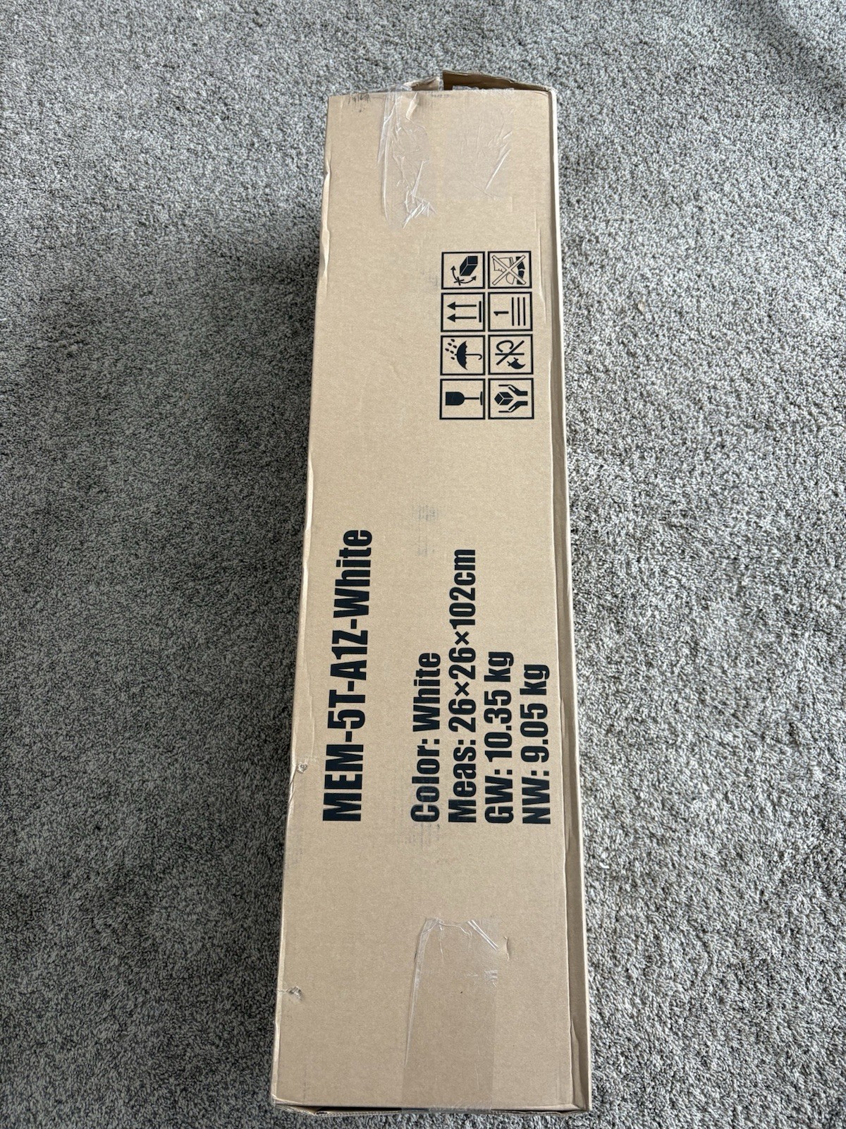 FDW 5” Twin Gel Memory Foam Mattress Medium Firm Cooling Bed in a Box