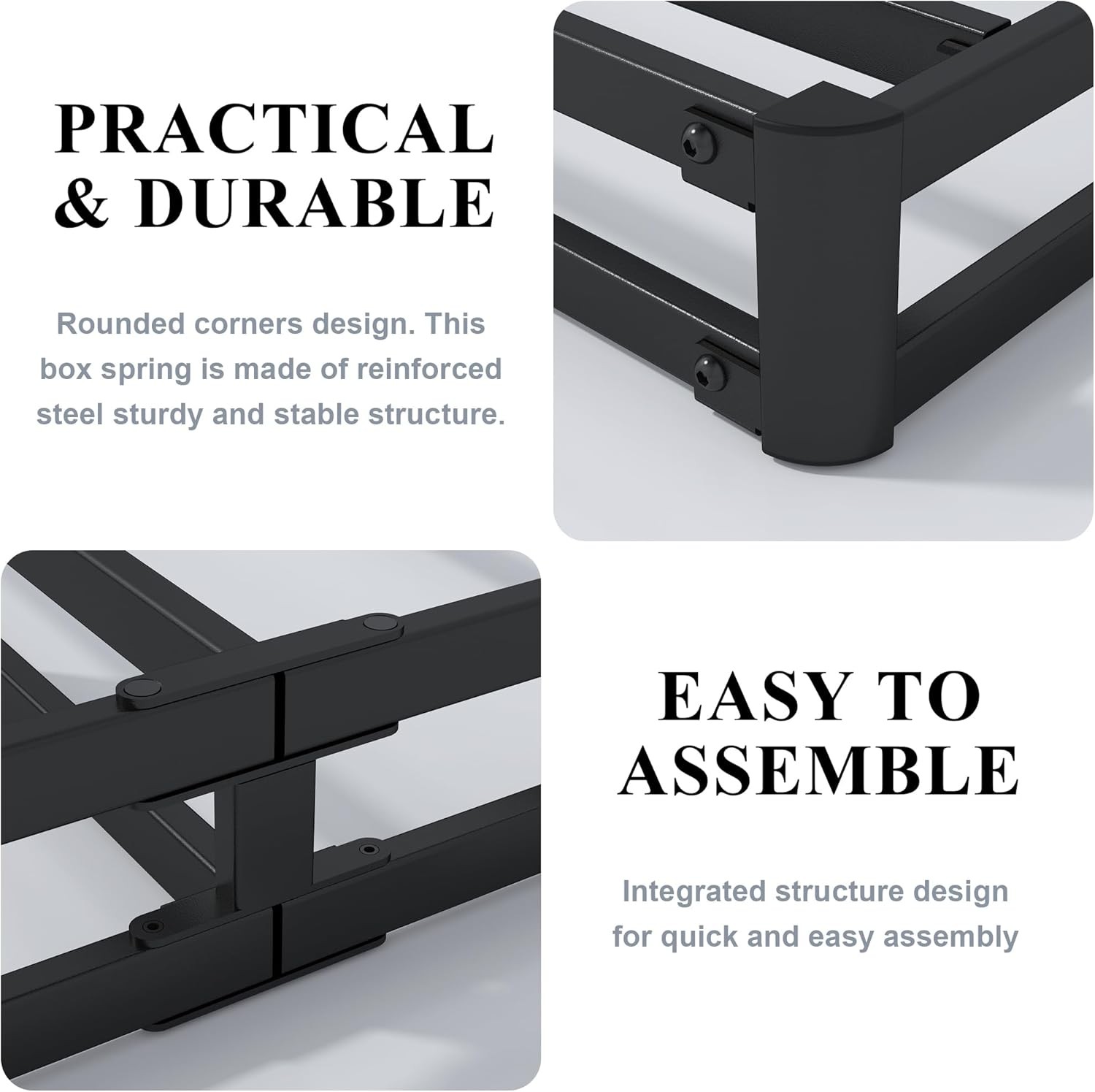 4 Inch Box Spring for Full Bed,Full Size Only,Heavy Duty