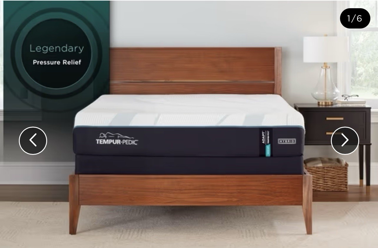New Tempur-Pedic Adapt King Mattress