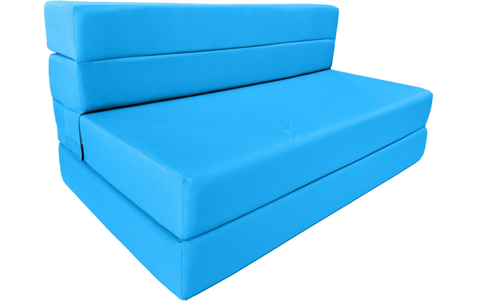 Folding Foam Mattress, Chair Lounger, Studio Guest Sleeper Sofa Bed, 80 x 39 x 6