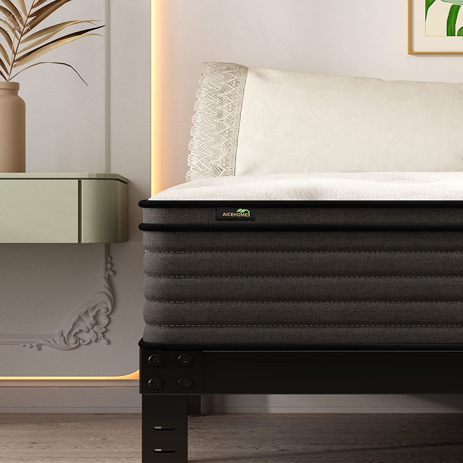 12/14″ Twin Full Queen King Mattress Memory Foam Hybrid Innerspring Bed In a BOX