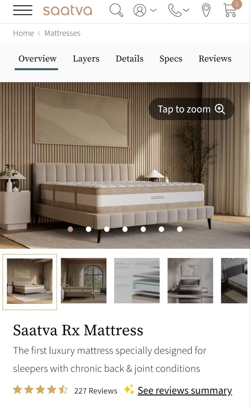 Saatva Rx Queen/ Full Size