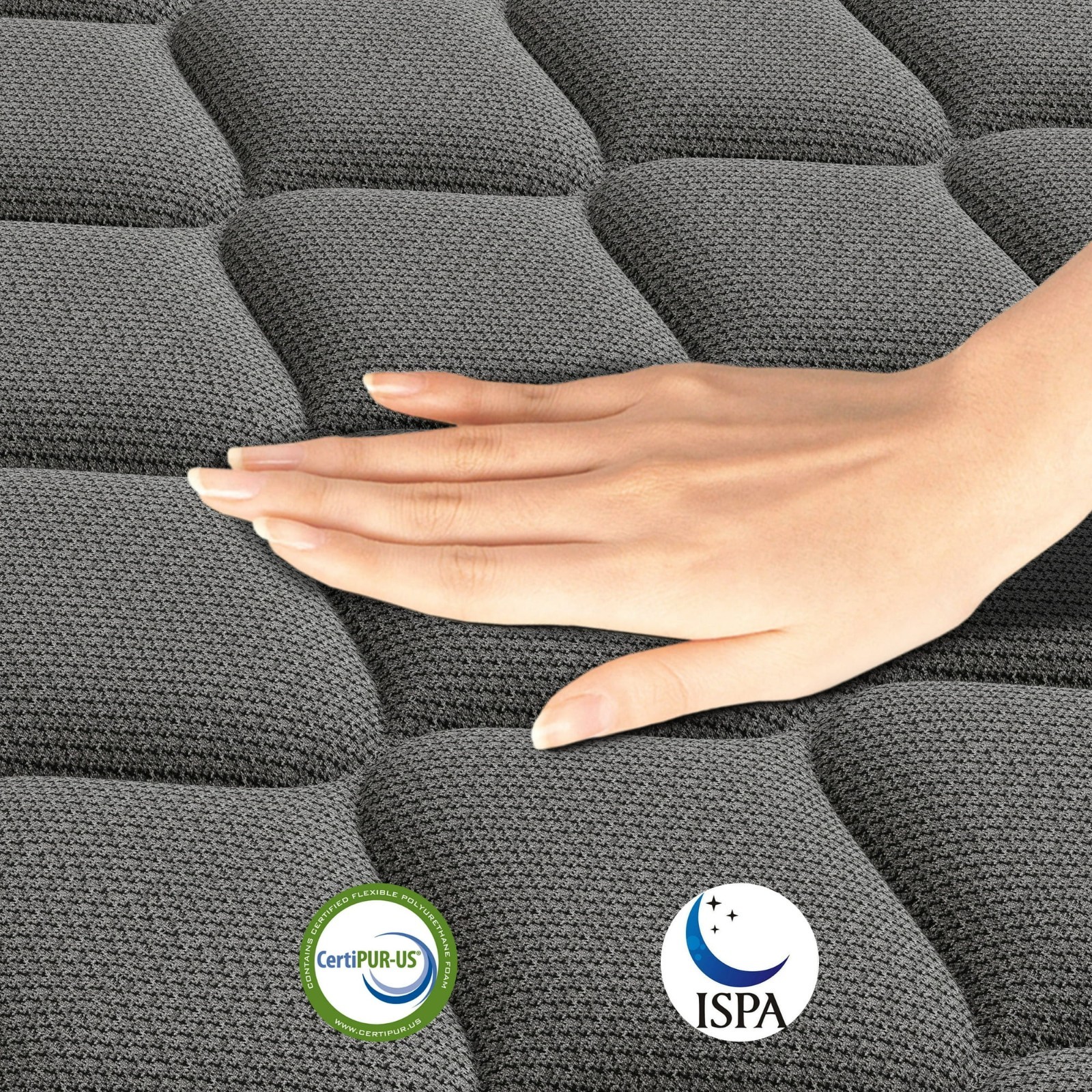 10″ Full Size Memory Foam &Spring Hybrid Mattress Bed In a Box
