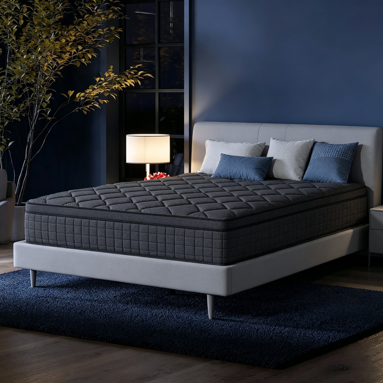 8″10″12″14″ Twin Full Queen King Size Mattress in a Box Hybrid Spring MemoryFoam