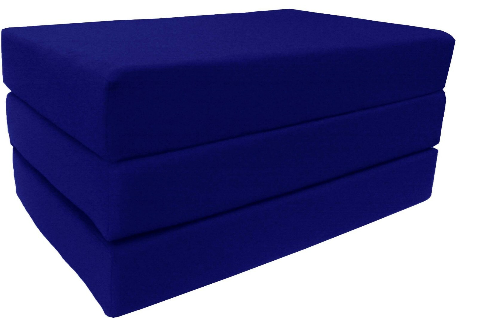 Full Trifold Foam Beds, Foldable Mats, Cushions, Seats 1.8 Density 6x54x75 Royal
