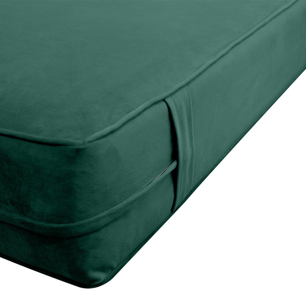 Same Pipe 6″ Twin-XL 80x39x6 Velvet Indoor Daybed Mattress |COVER ONLY|-AD317