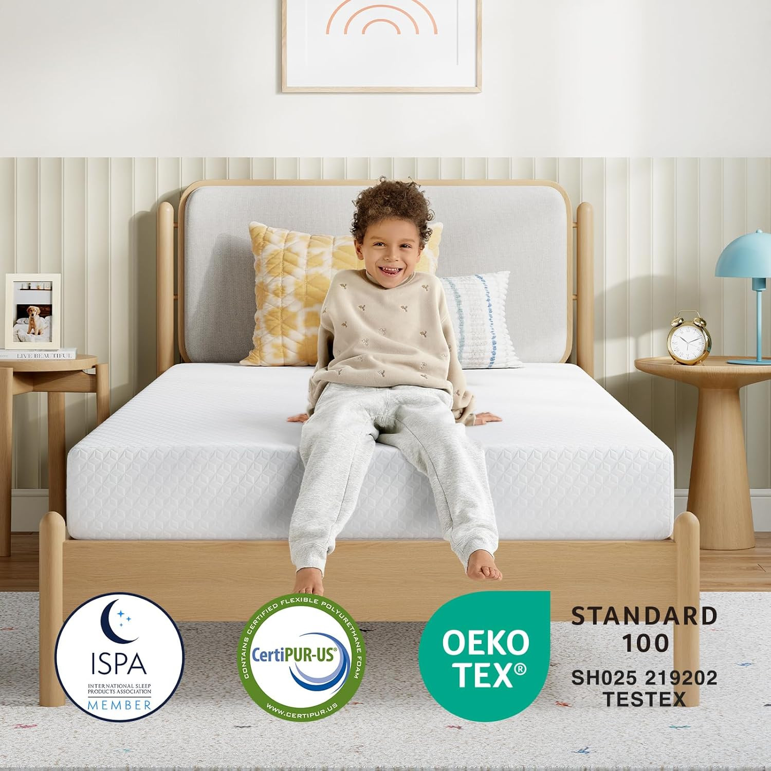 8 Inch Twin XL Memory Foam Mattress in a Box for Kids & Adults, Contour Support