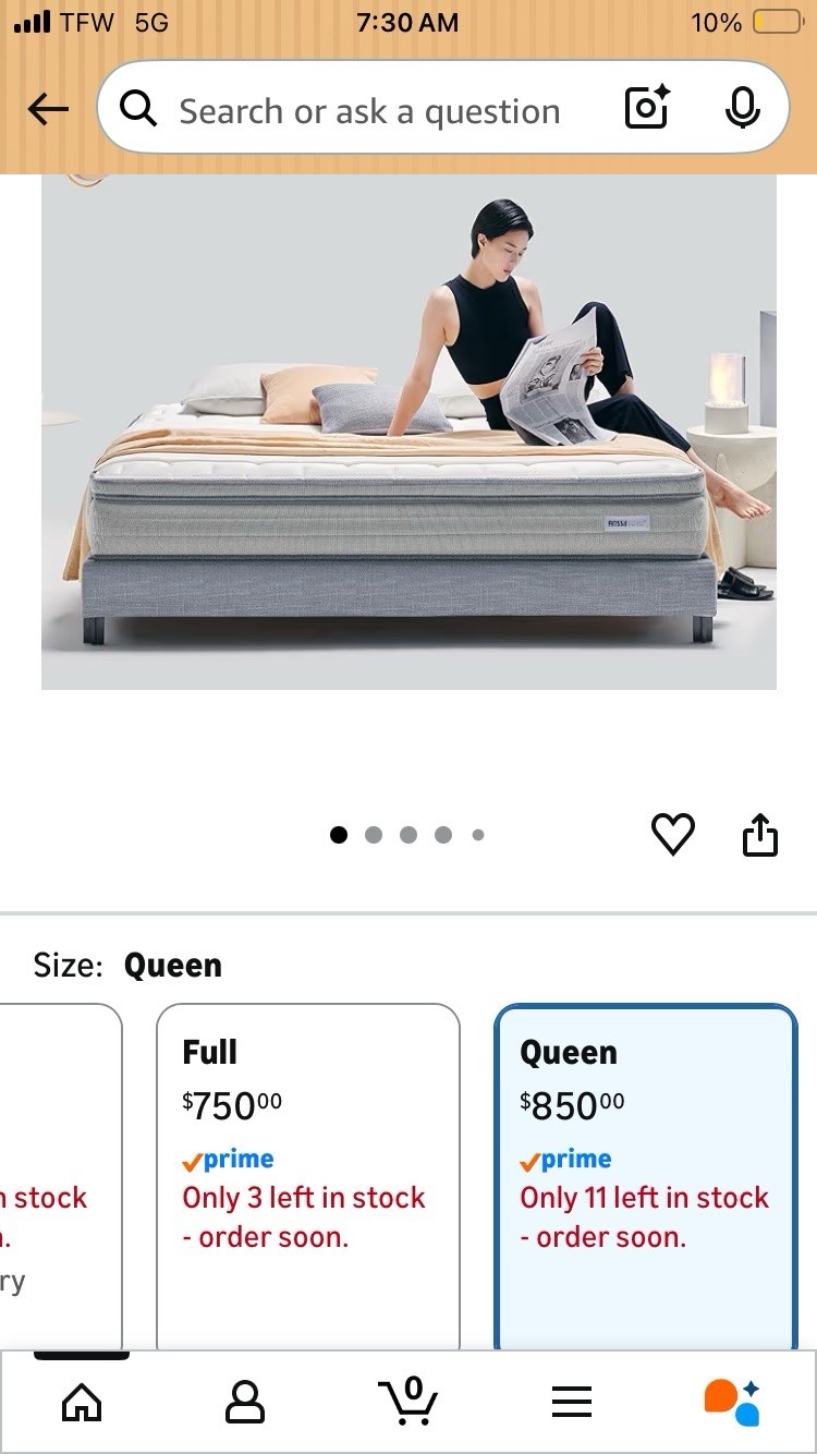 Anssil Flat Grid Plus QUEEN Mattress Extra Firm With No Spring And 3D Technology