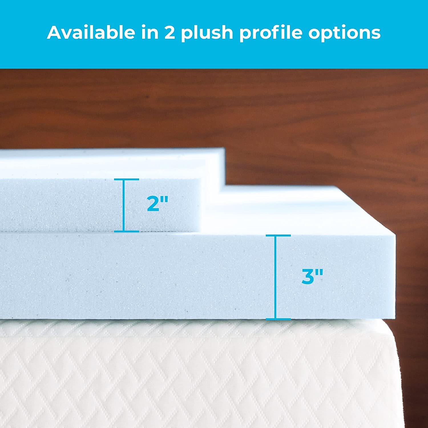 Rv Mattress Topper Short Queen Size Thick Comfy Gel Memory Foam Camper Nuevo