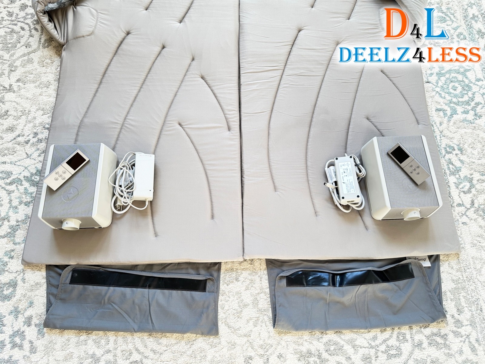 Select Comfort Sleep Number Queen Size Dual Temp Heat Cool Layer + Pump & Remote