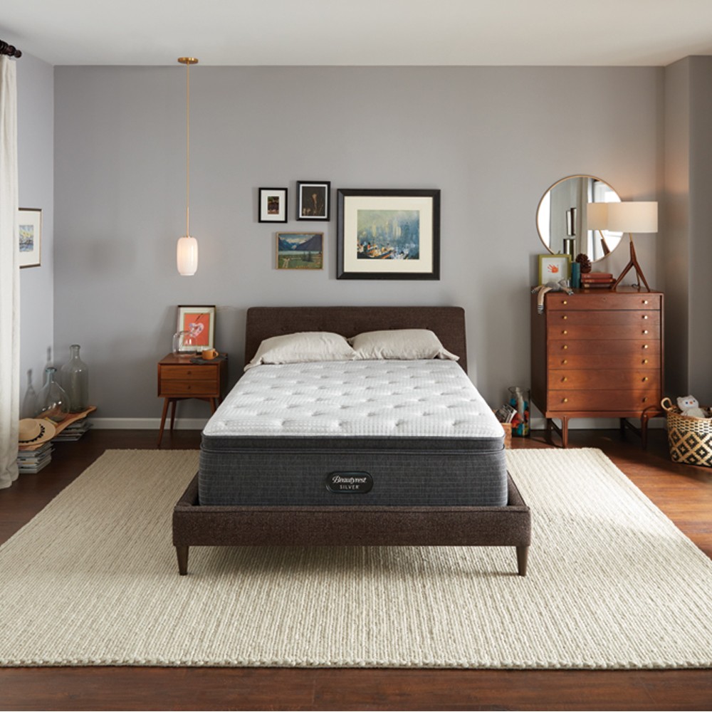 Simmons Beautyrest Silver Plush Pillow Top King 16″ Mattress – 700810113-1060