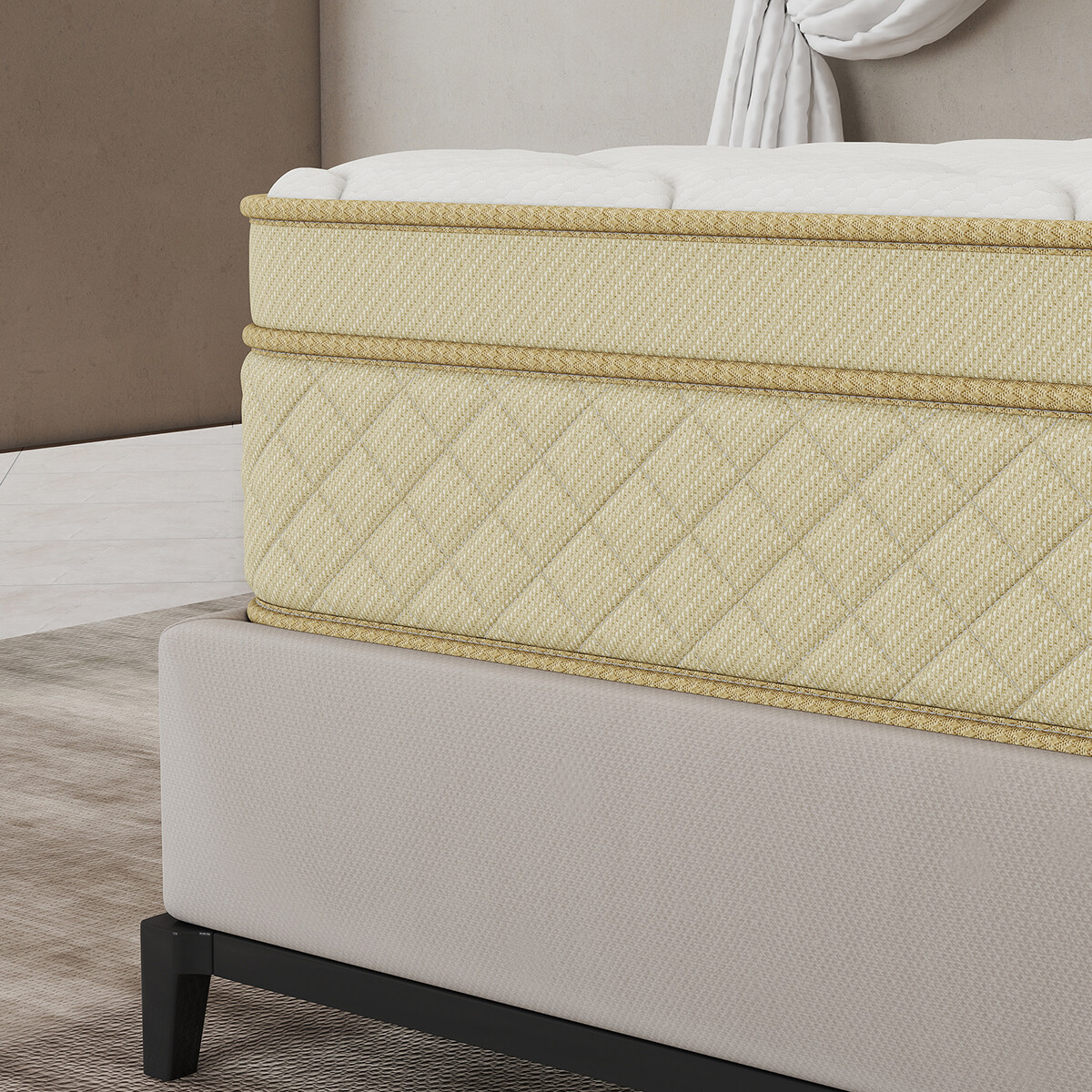 12″14″ Hybrid Mattress In A Box Gel Memory Foam Spring Twin Full Queen King Size
