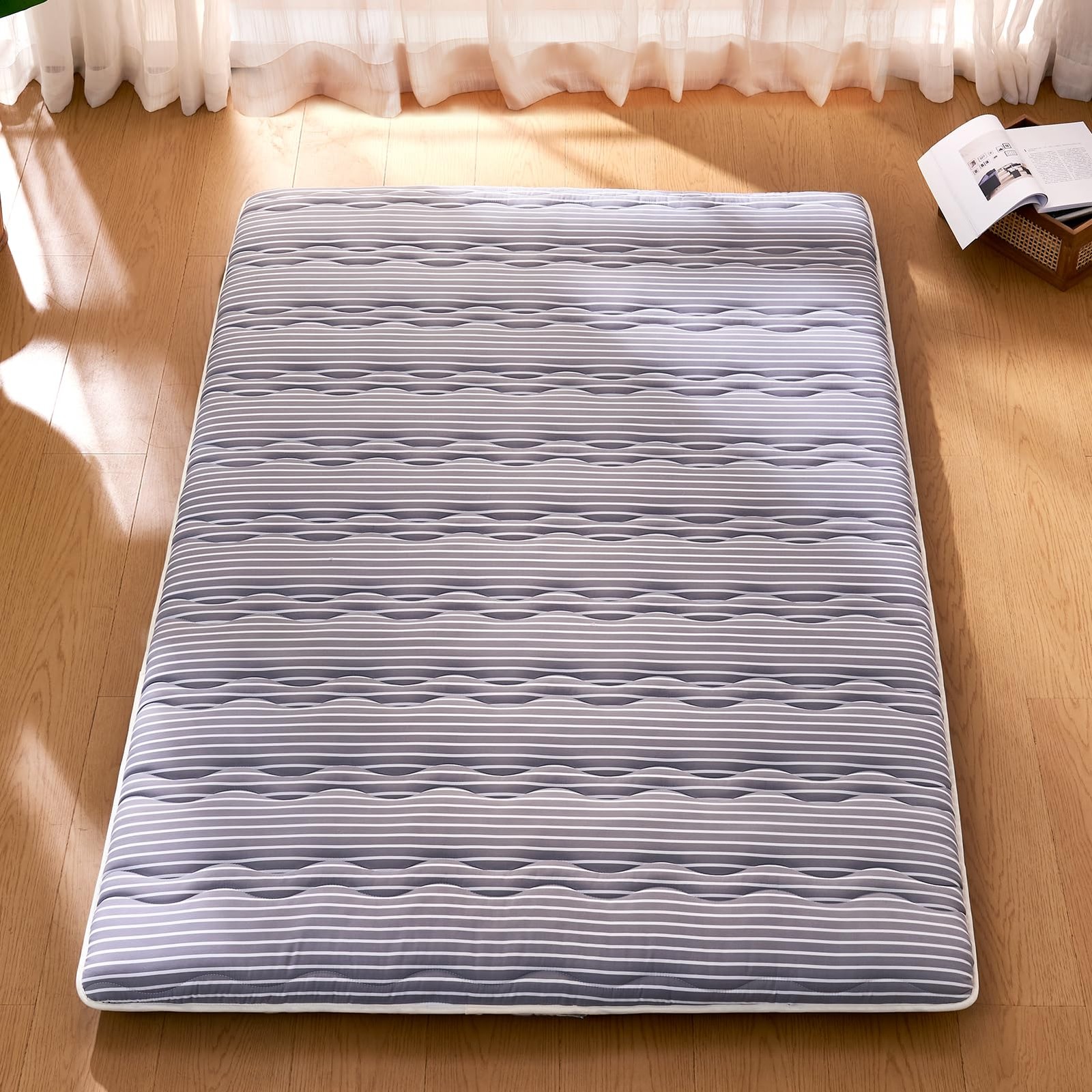 Premium Foam Japanese Floor Mattress Futon Mattress,100% High Density Comfort…