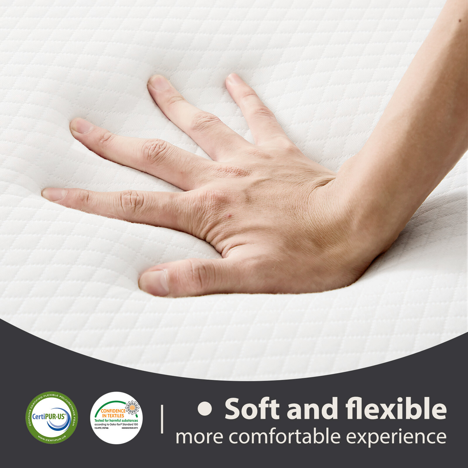 Folding Mattress – 3″ Tri-Fold Memory Foam. With washable cover. 80″×60″×3″