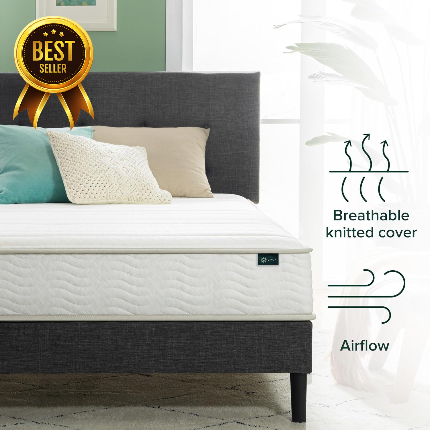 8 Inch Foam and Spring RV Mattress, [New Version], Short Queen for Rvs, Campers