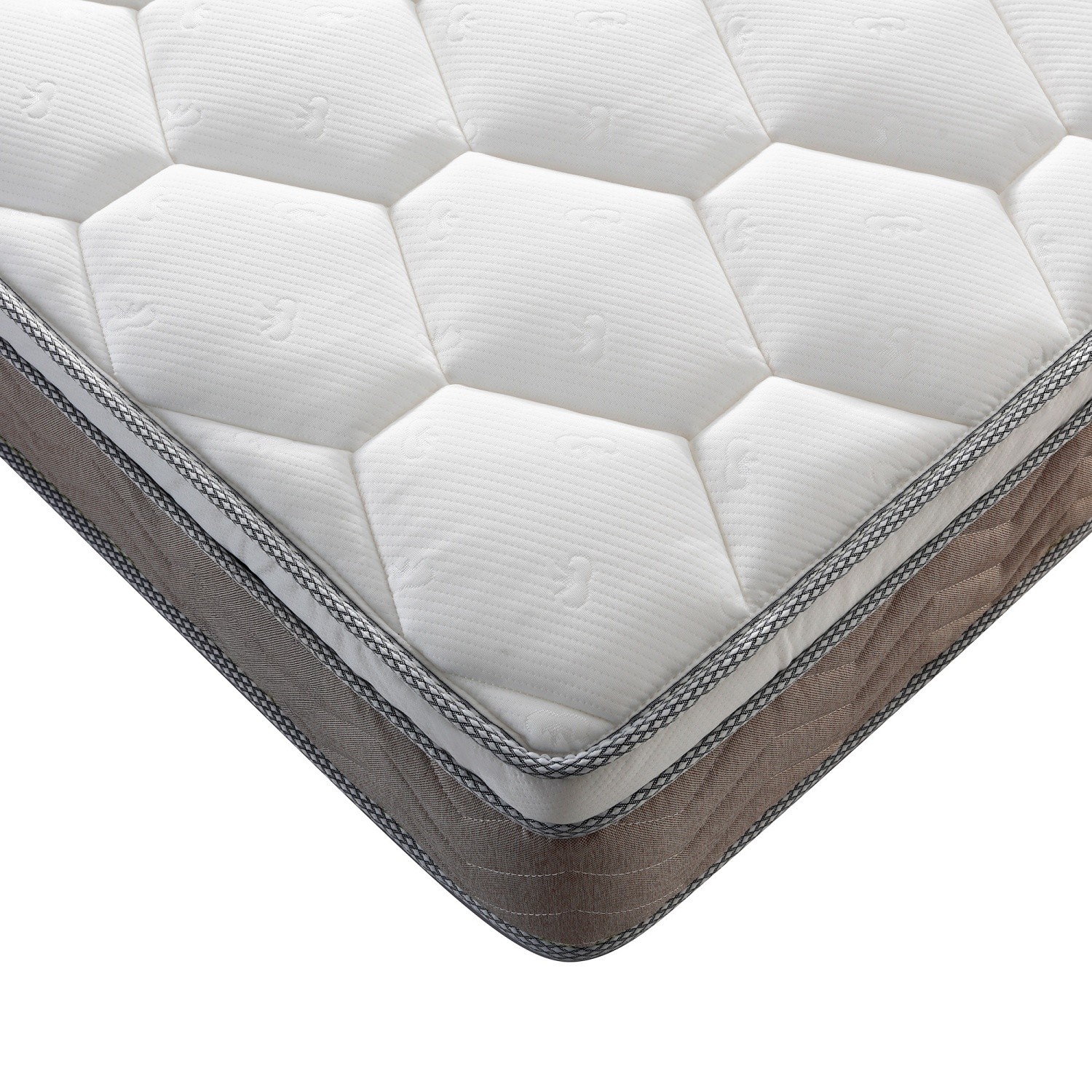 12” Full/Queen Size Breathable Mattress w/ Hybrid Pocket Spring & Memory Foam