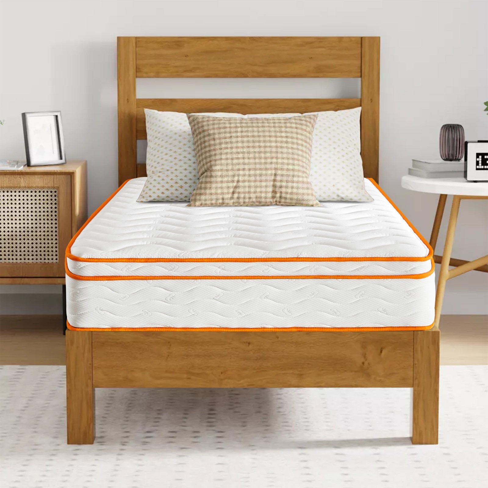 10″ 12″Twin Full Queen King Size Gel Memory Foam Hybrid Spring Mattress In A Box