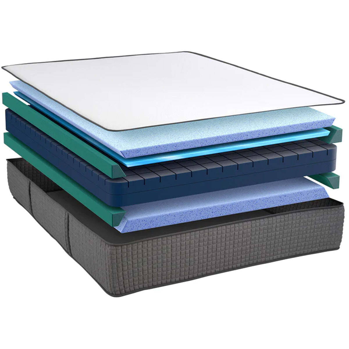 Bedplanet 12″ iSwitch Flippable Two Sided Medium Firm/Medium Soft Mattress