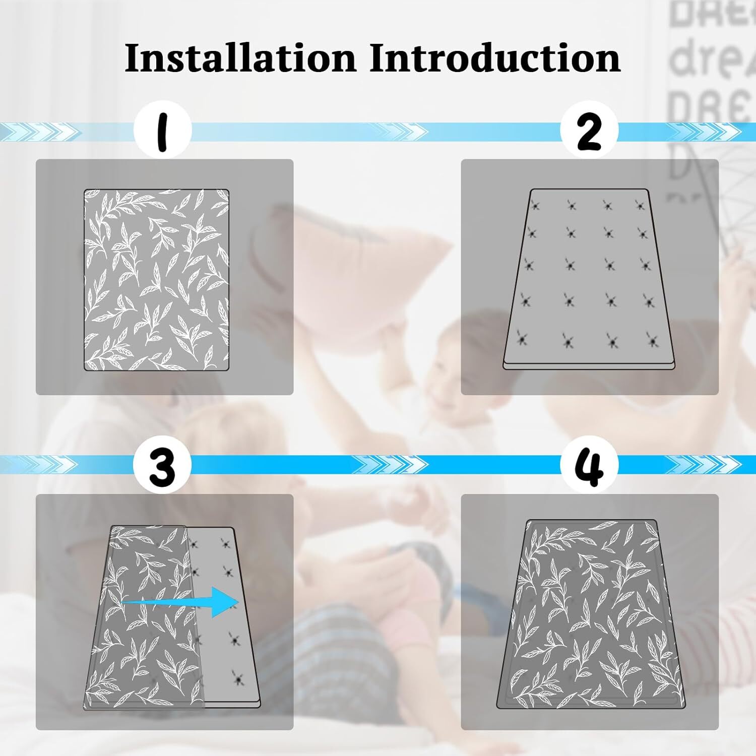 Futon Mattress Cover Queen Size for Traditional Japanese Floor Futon Mattress